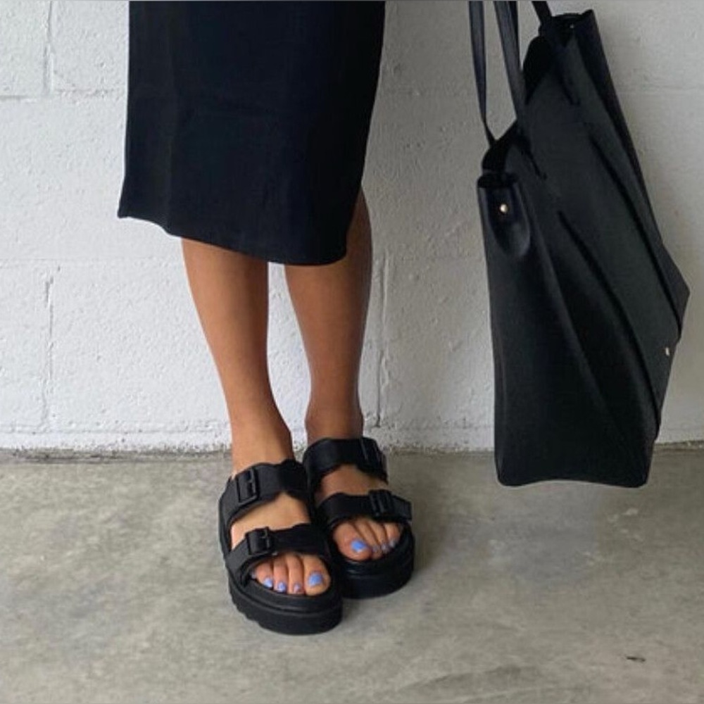 Princess Polly MA BELLE SANDALS BLACK